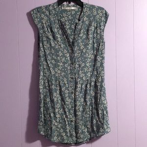 ModCloth floral button-down shirt